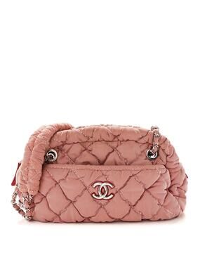 Chanel Nylon Bubble Quilt Shoulder Bag #308263C14B